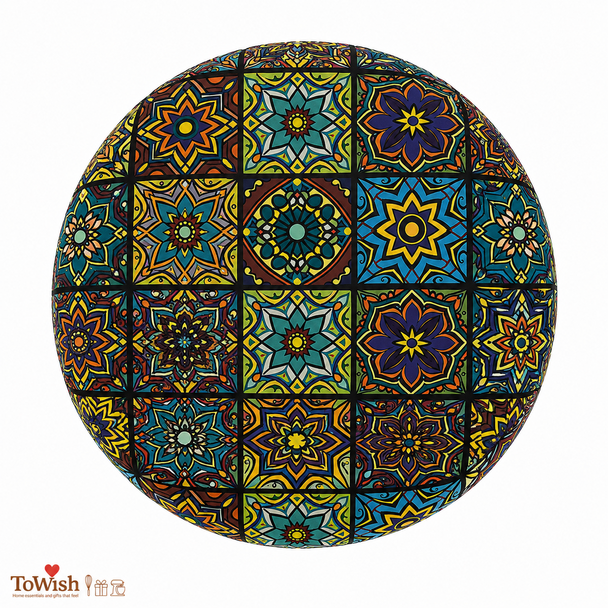Bohemian Mandala Ottoman β Limited Edition Handcrafted with Premium Print