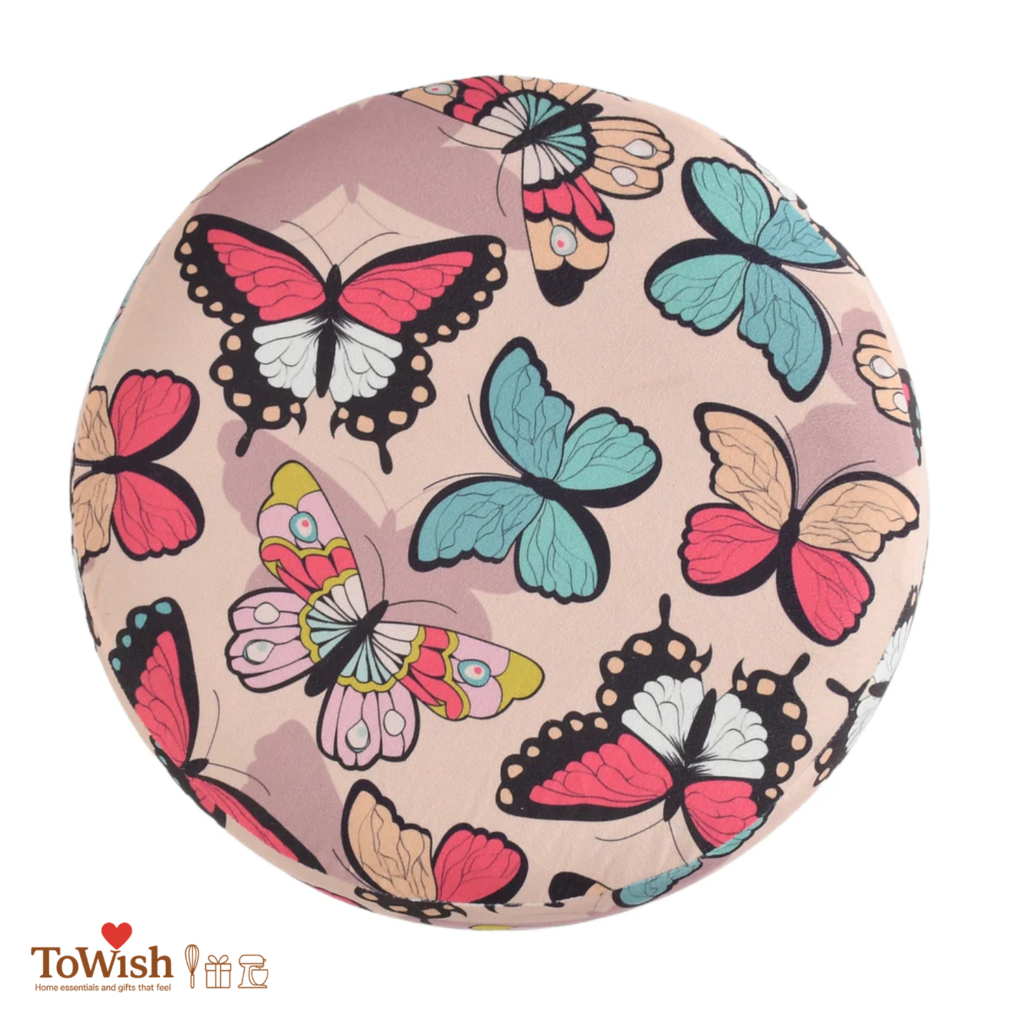 Butterflies Hand Crafted Premium Warli Ottoman