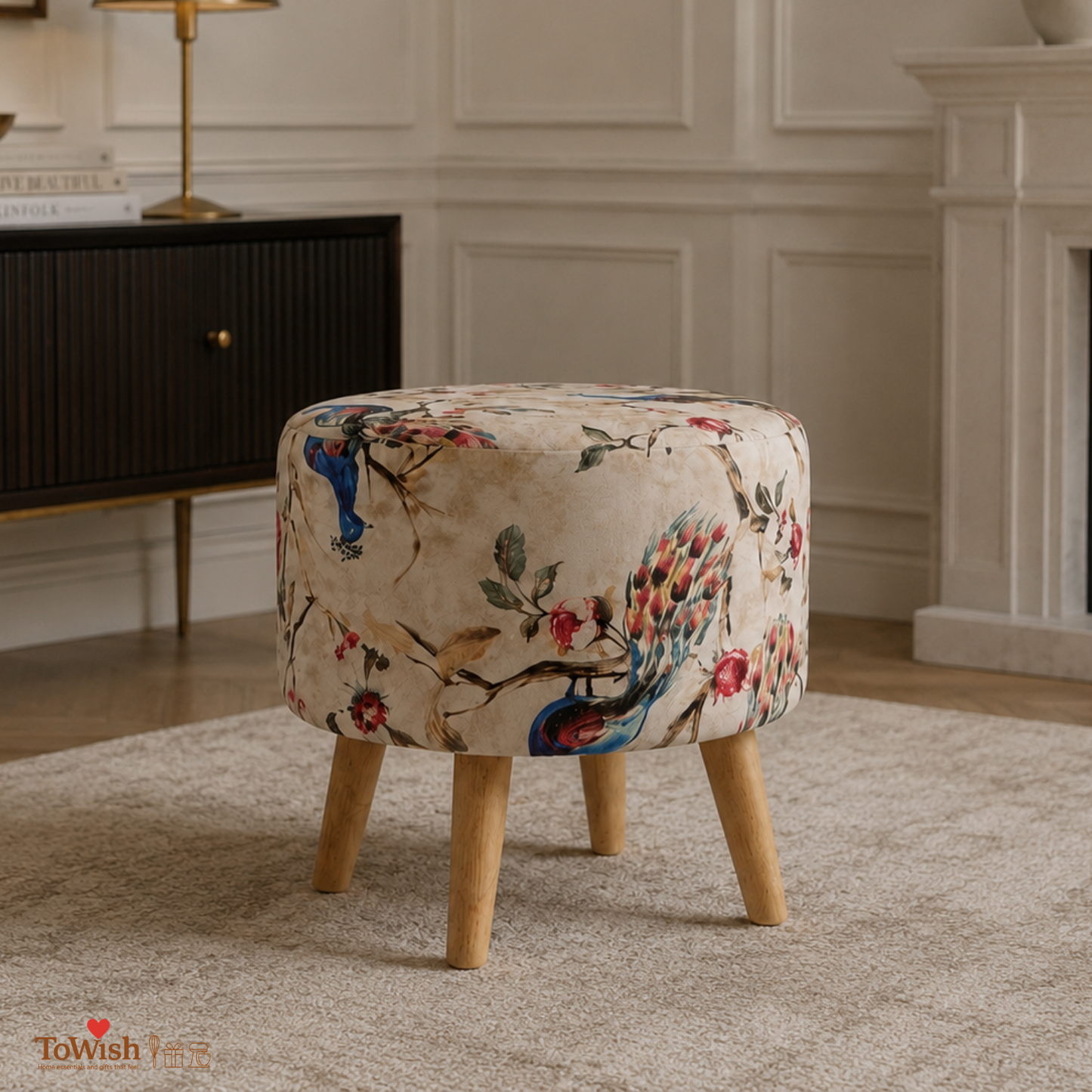 Mayur Vatika — Premium Handcrafted Warli Ottoman