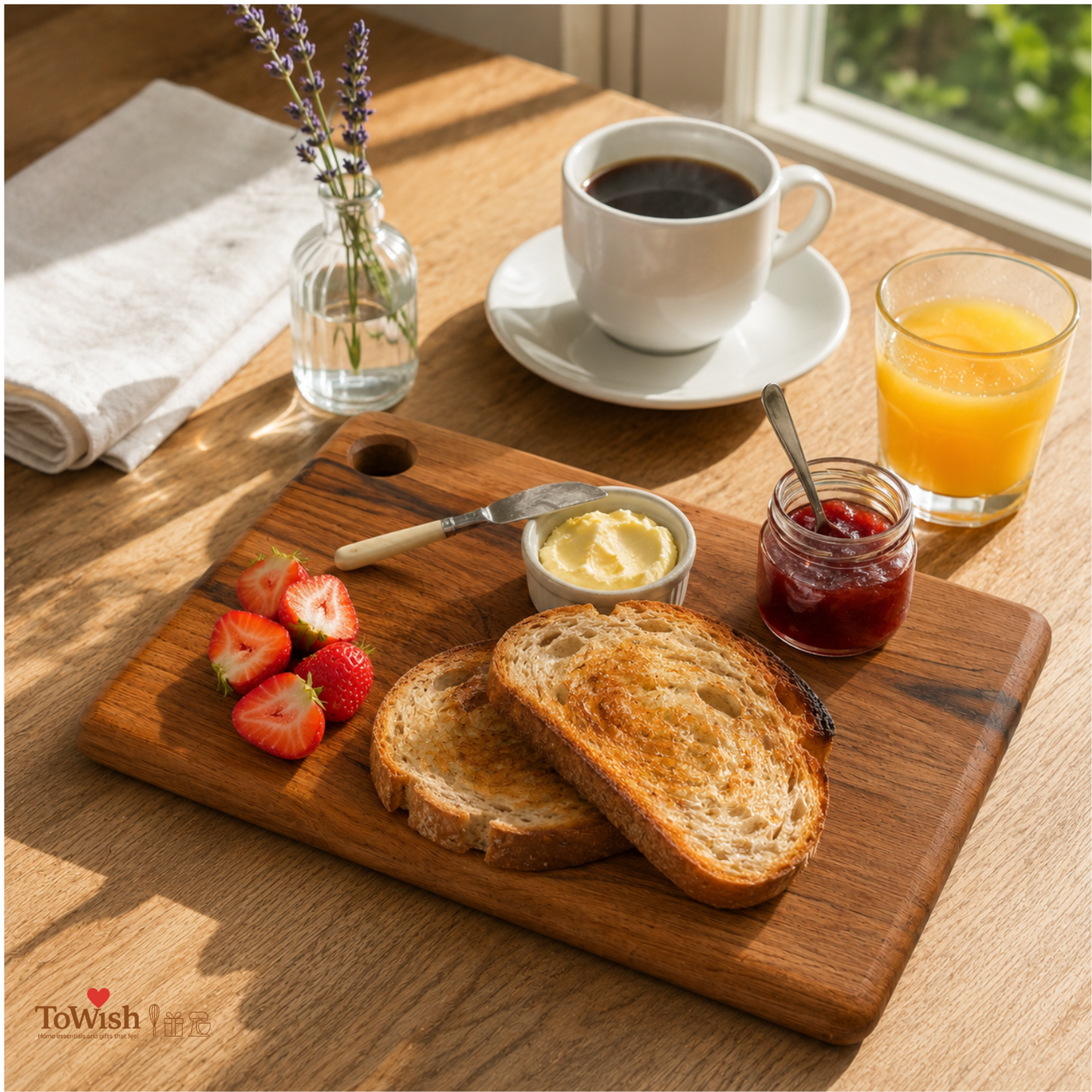 Teak Wood Cutting Board - Wooden Kitchen Chopping Boards for Meat, Cheese, Bread, Vegetables & Fruits (15"x9"x0.5")